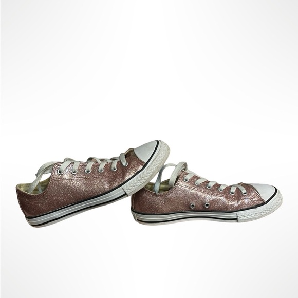 Converse All Star low top metallic Rose Gold women size 5 - Picture 2 of 6